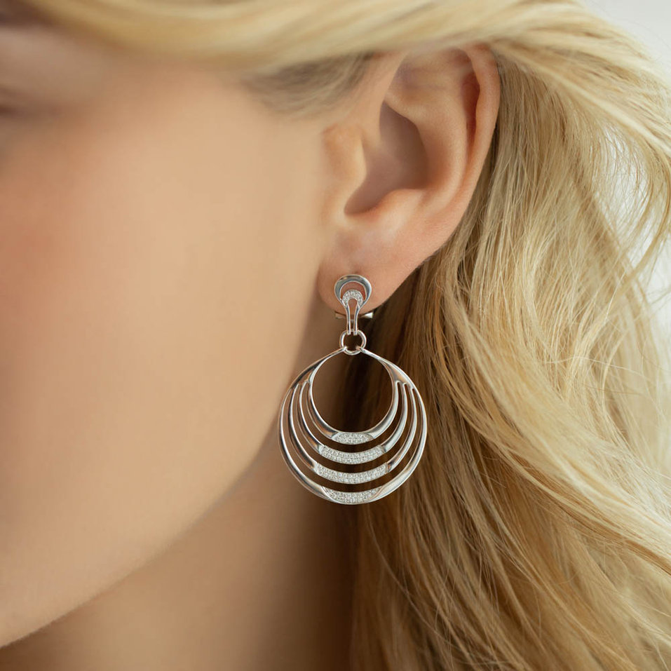 Náušnice s diamanty Exclusive Moment