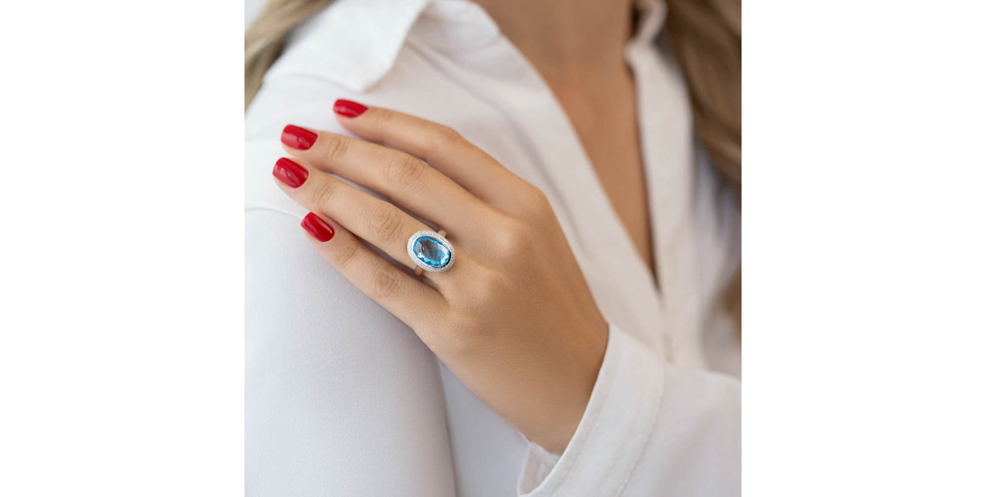 Prsten s ametystem a diamanty Emory