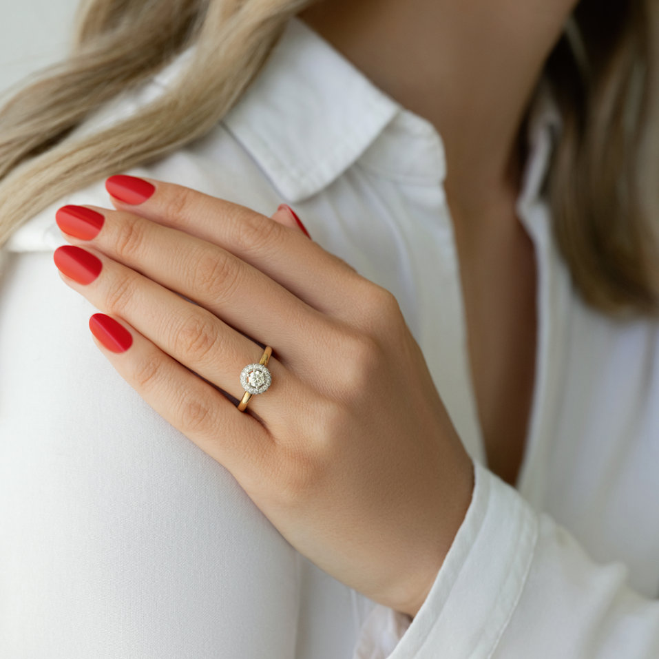 Prsten s diamanty Celestielle