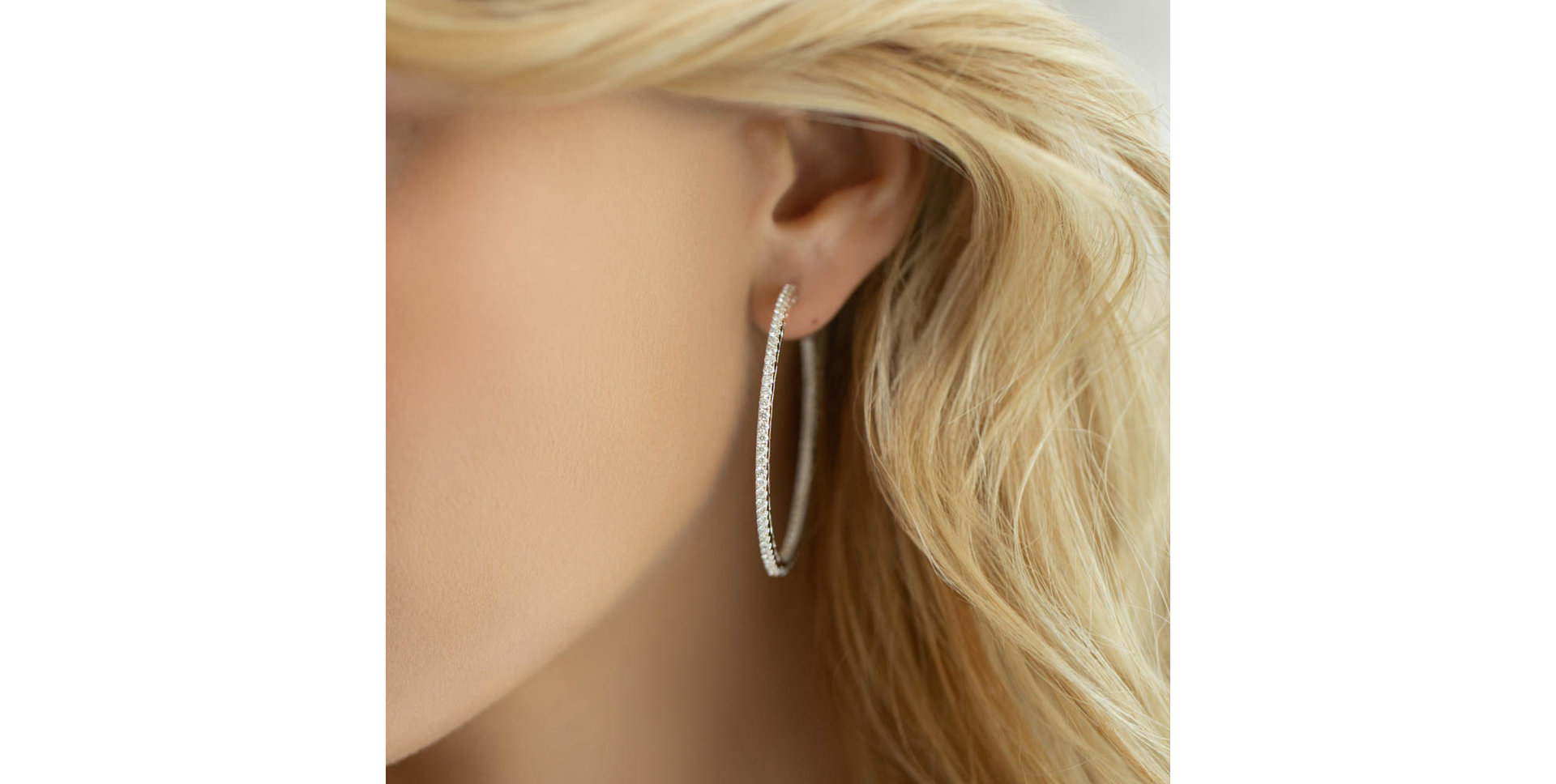 Náušnice s diamanty Glossy Rain