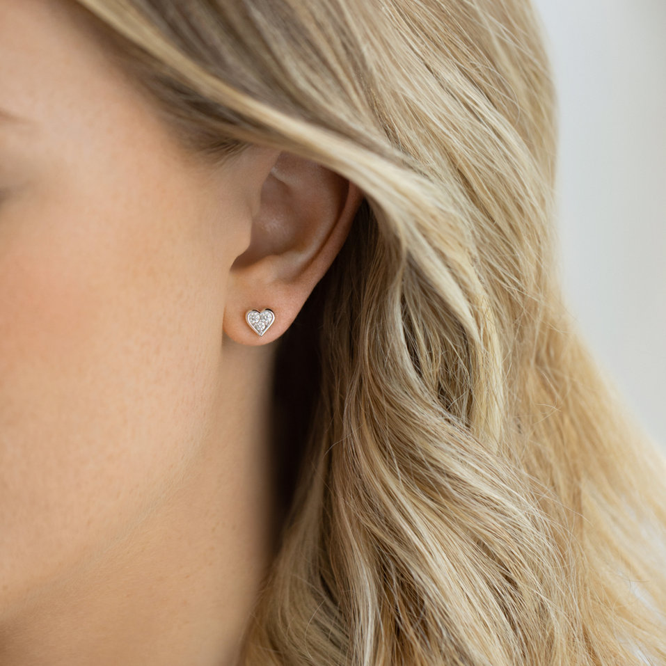 Náušnice s diamanty Tenderness