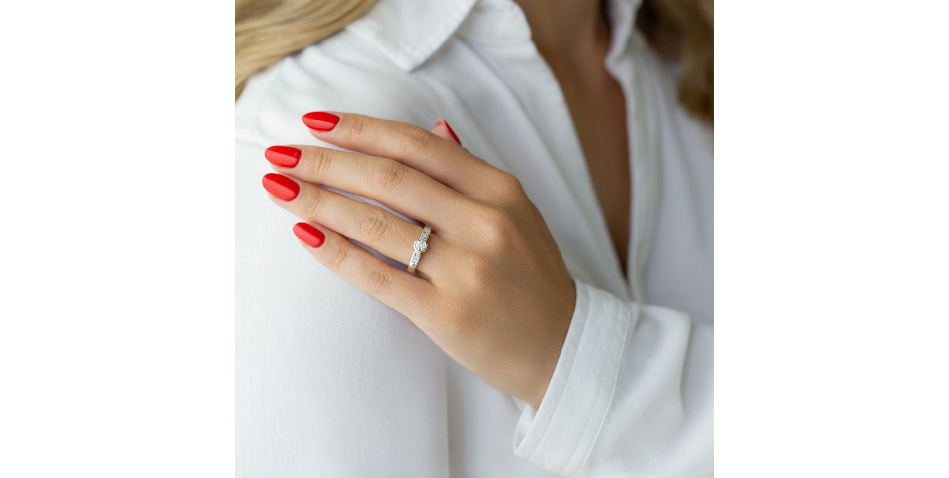 Prsten s diamanty Moon Sadness