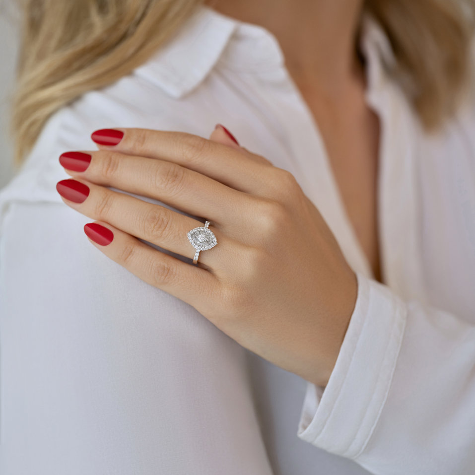 Prsten s diamanty Dorthe