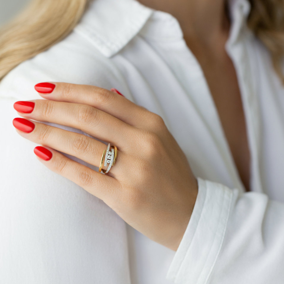 Prsten s diamanty Capture Attention