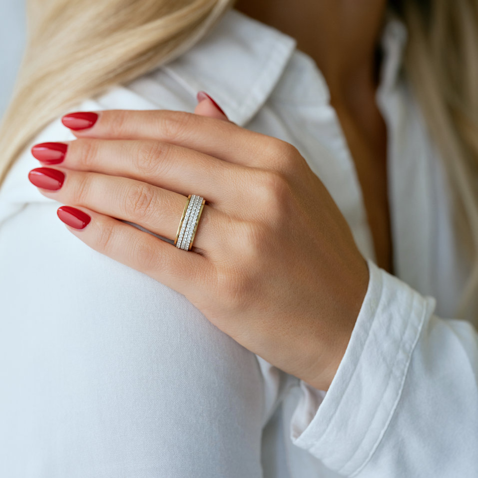 Prsten s diamanty Claires