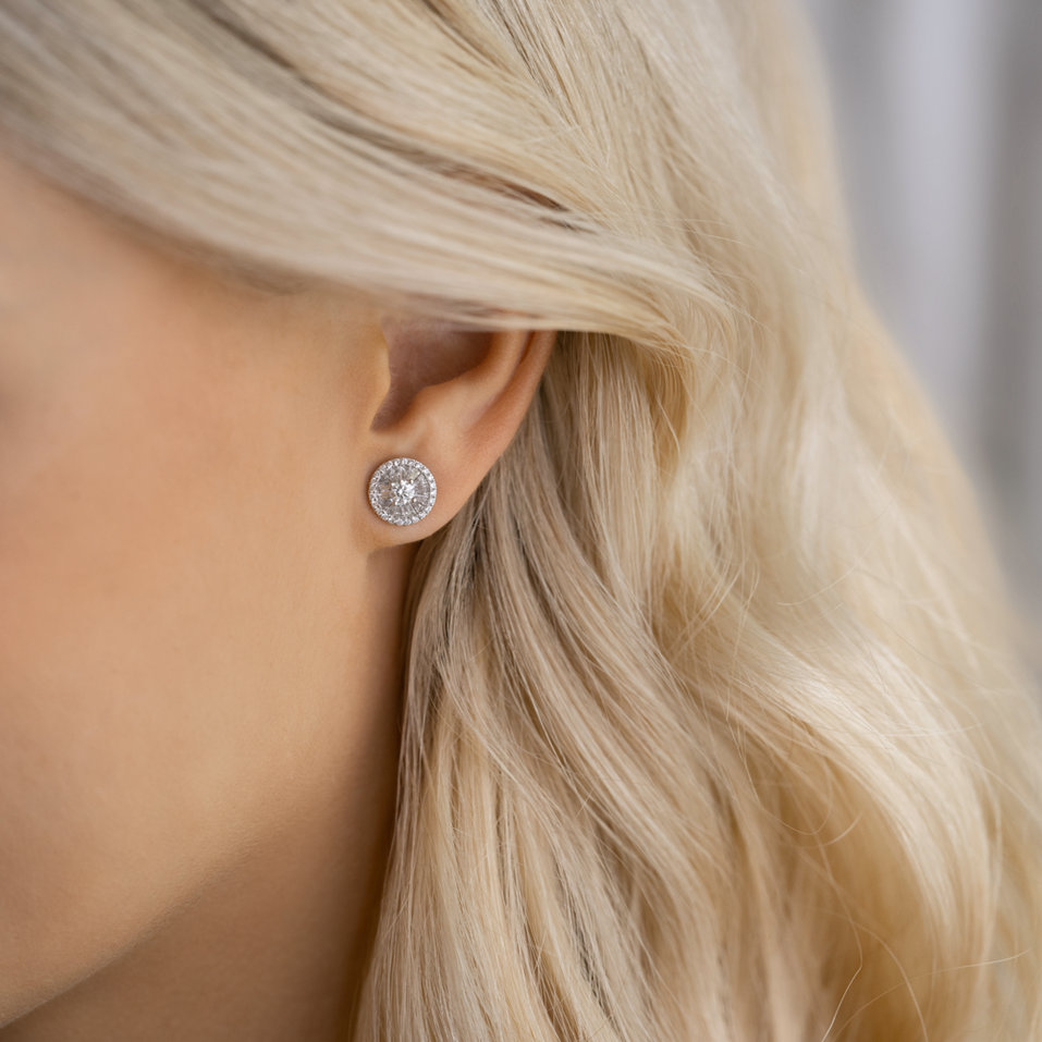 Náušnice s diamanty Adlai