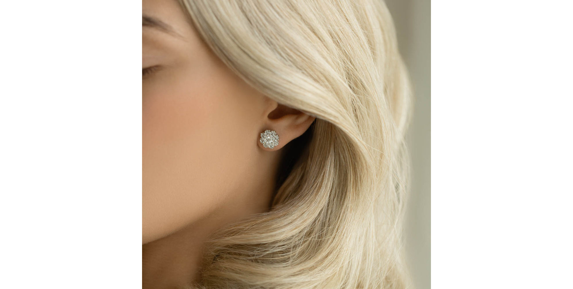 Náušnice s diamanty Elena