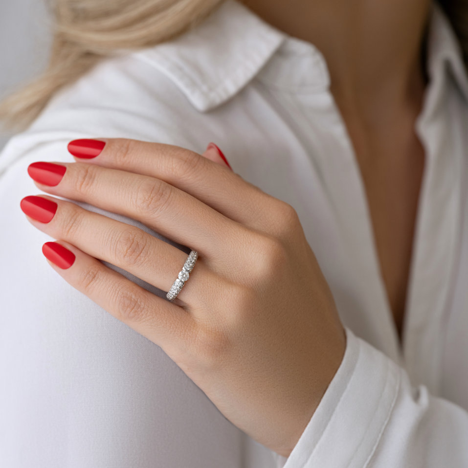 Prsten s diamanty Adrianne