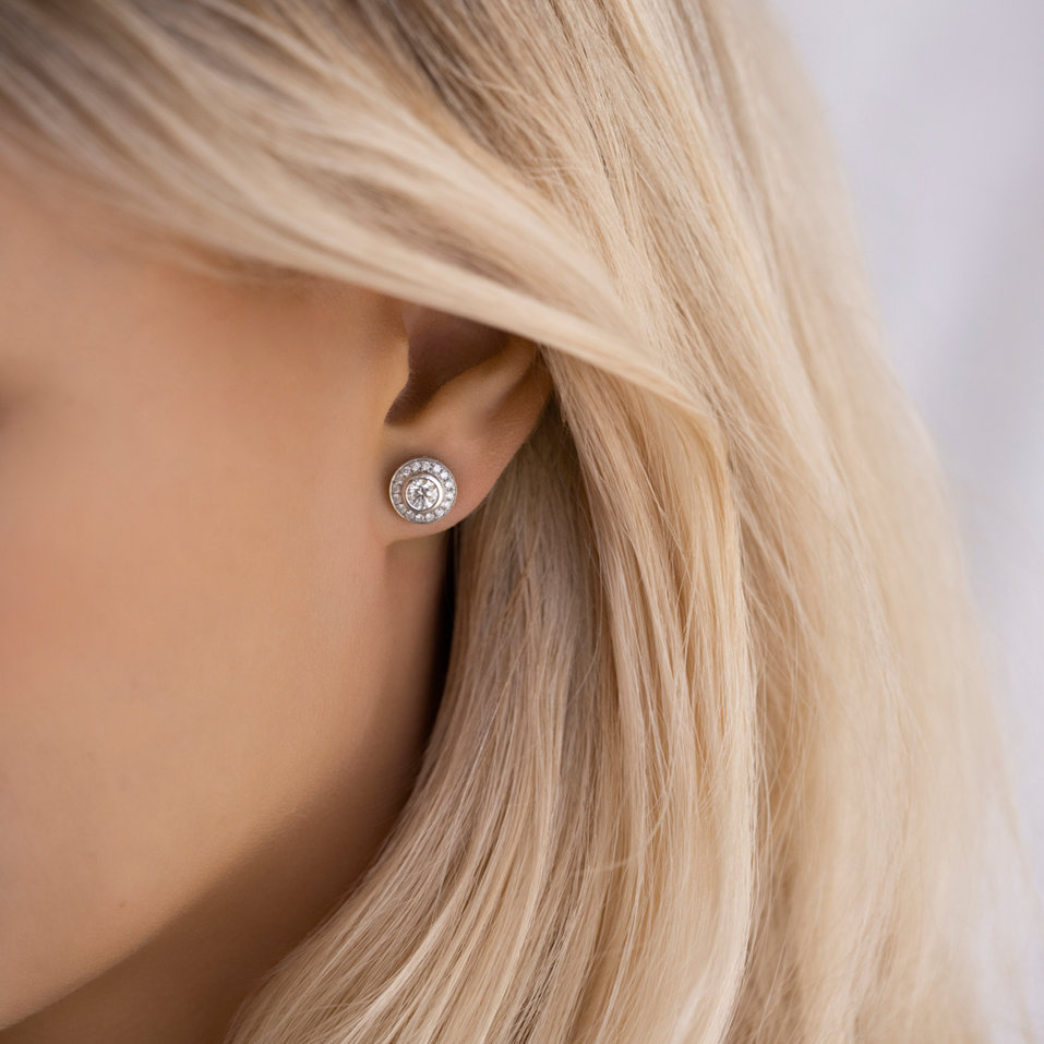 Náušnice s diamanty Luisa