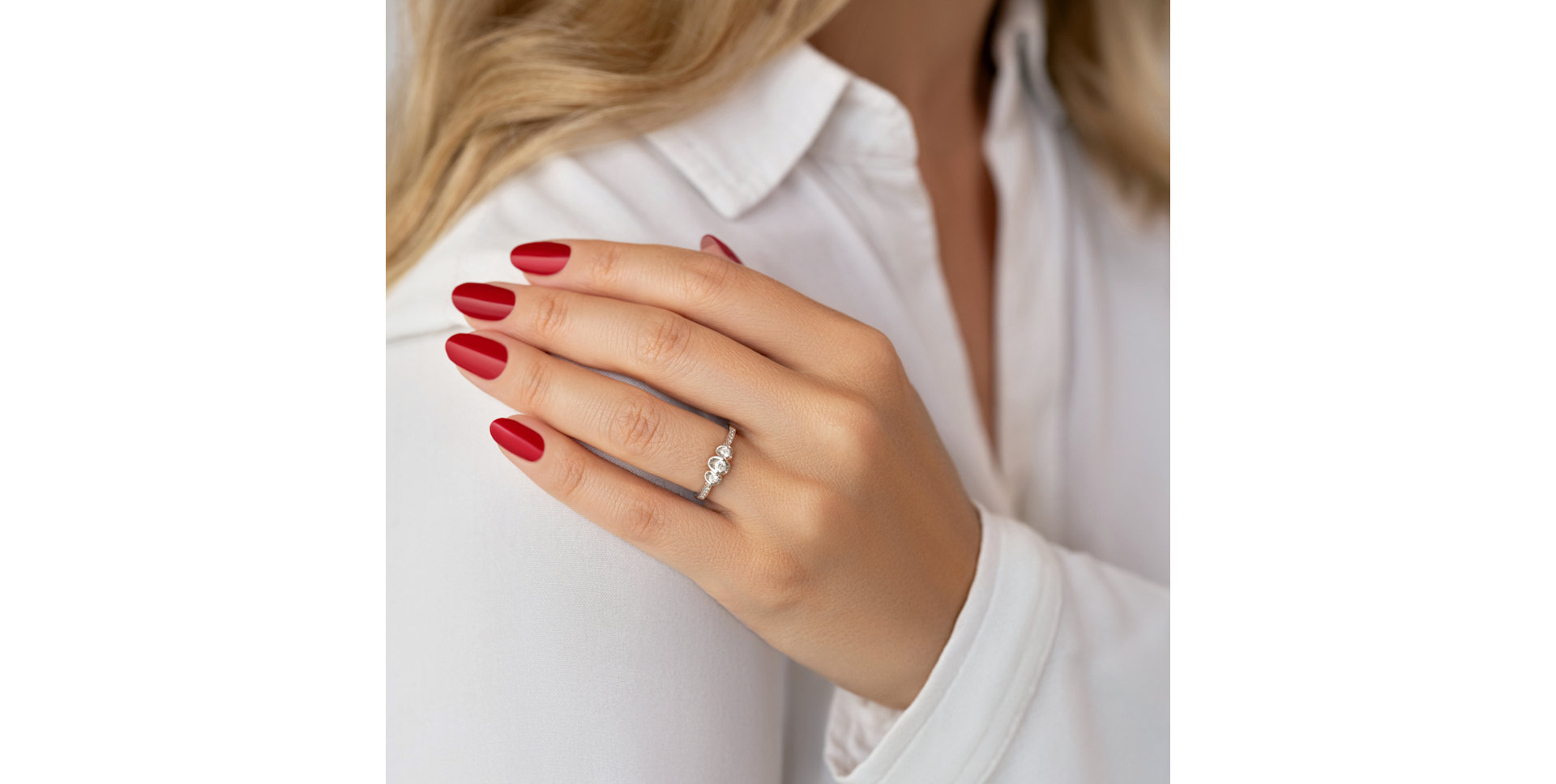 Prsten s diamanty Maricela