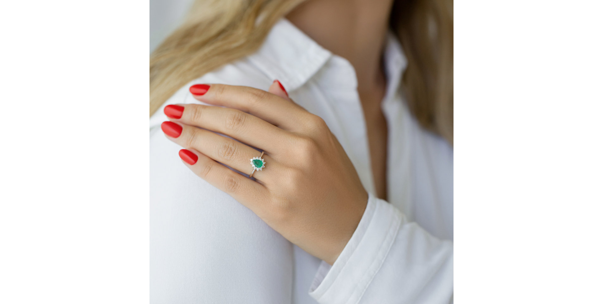 Prsten s ametystem a diamanty Selena