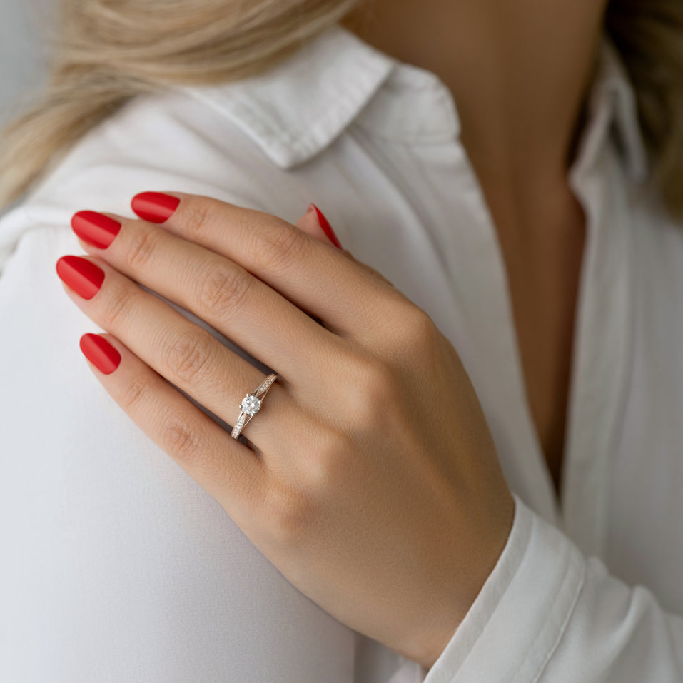 Prsten s diamanty Sylvie