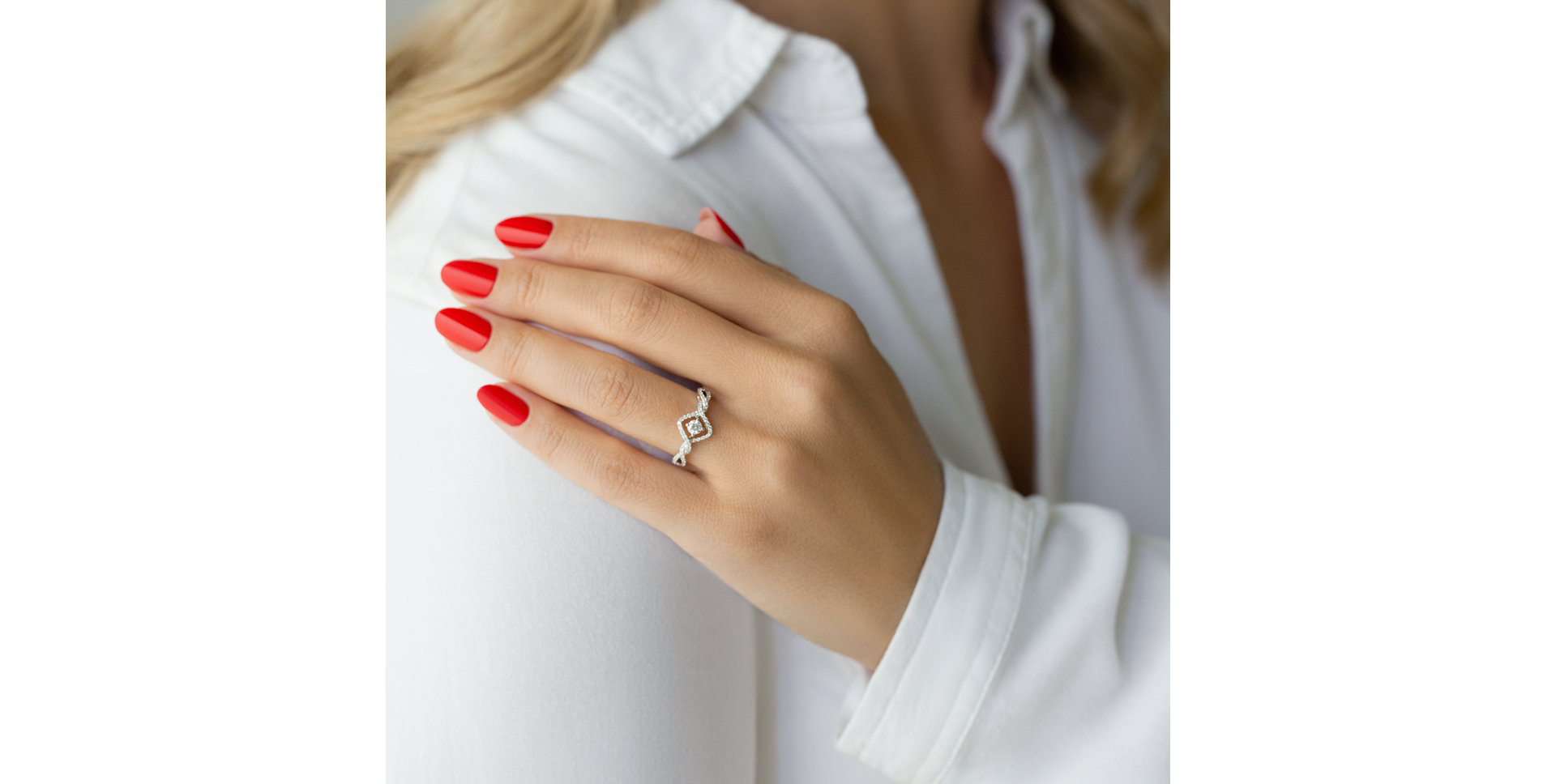 Prsten s diamanty Silence of Luxury