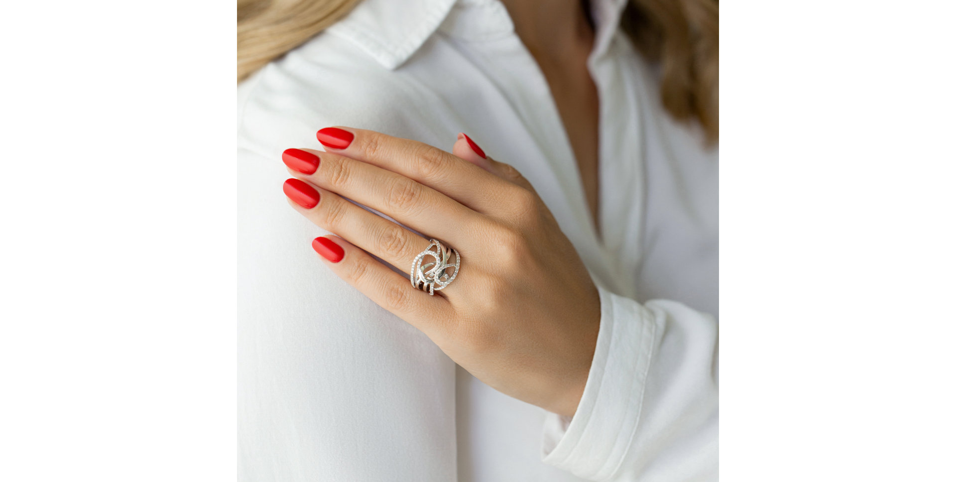 Prsten s diamanty Midnight Masquerade