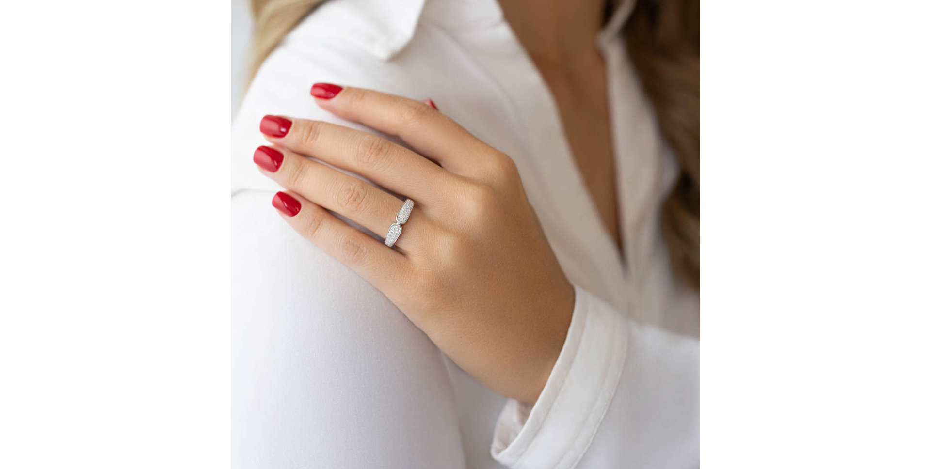 Prsten s diamanty Angélique