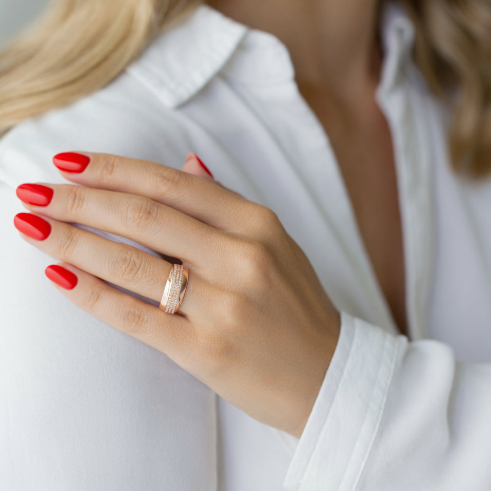 Prsten s diamanty Printemps