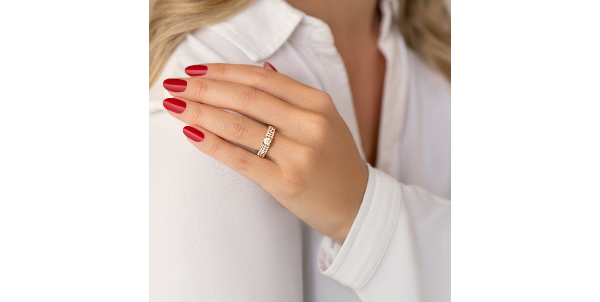 Prsten s diamanty Stellar Eclipse