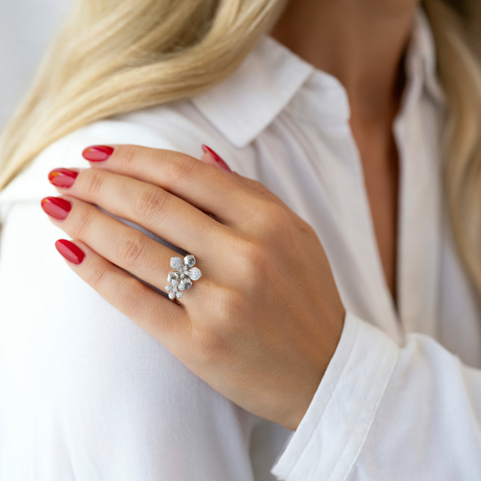 Prsten s diamanty Florance