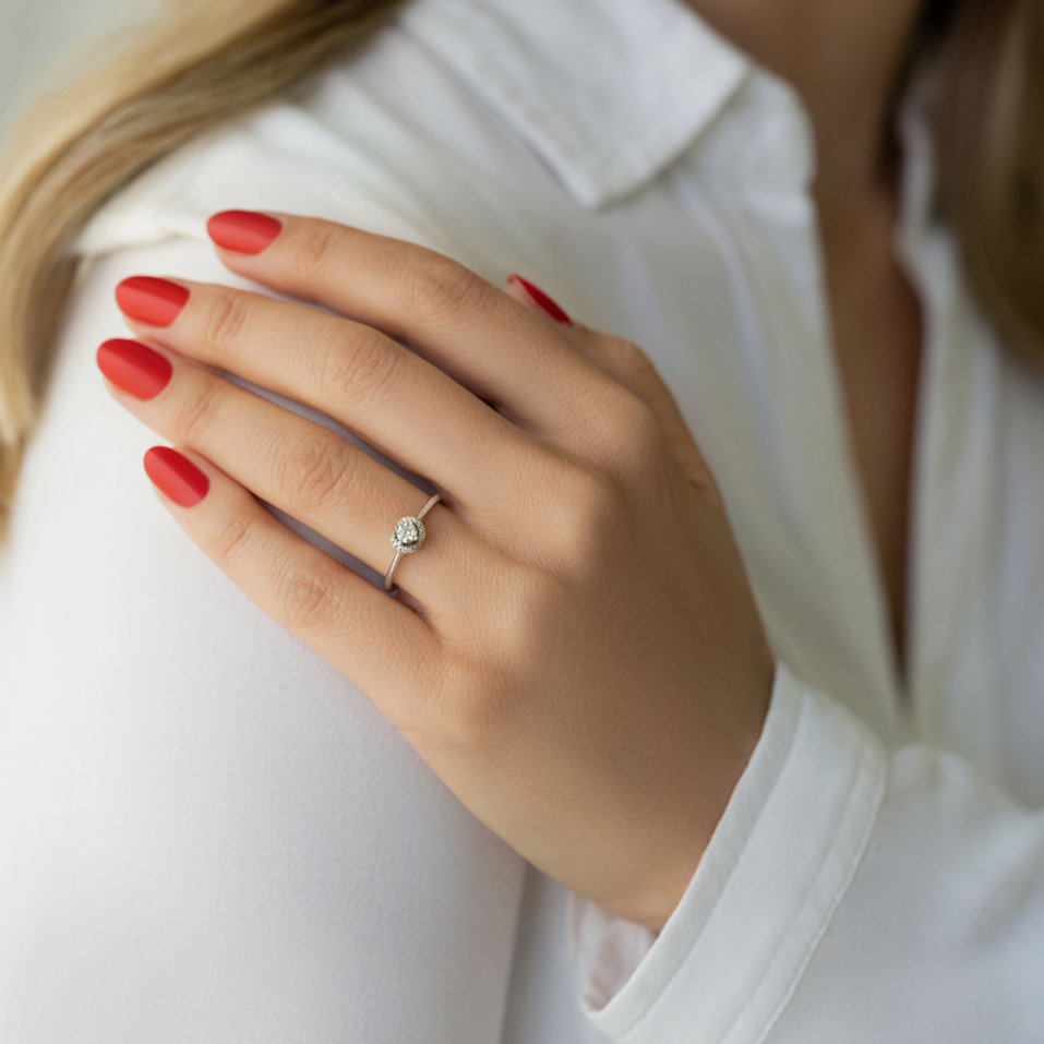 Prsten s diamanty Lonely Saddnes