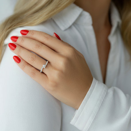 Prsten s růžovými diamanty Chiara