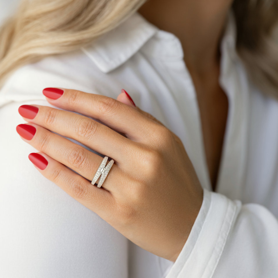 Prsten s diamanty Unique Love