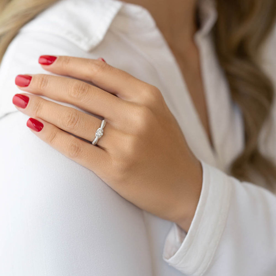 Prsten s diamanty Damien