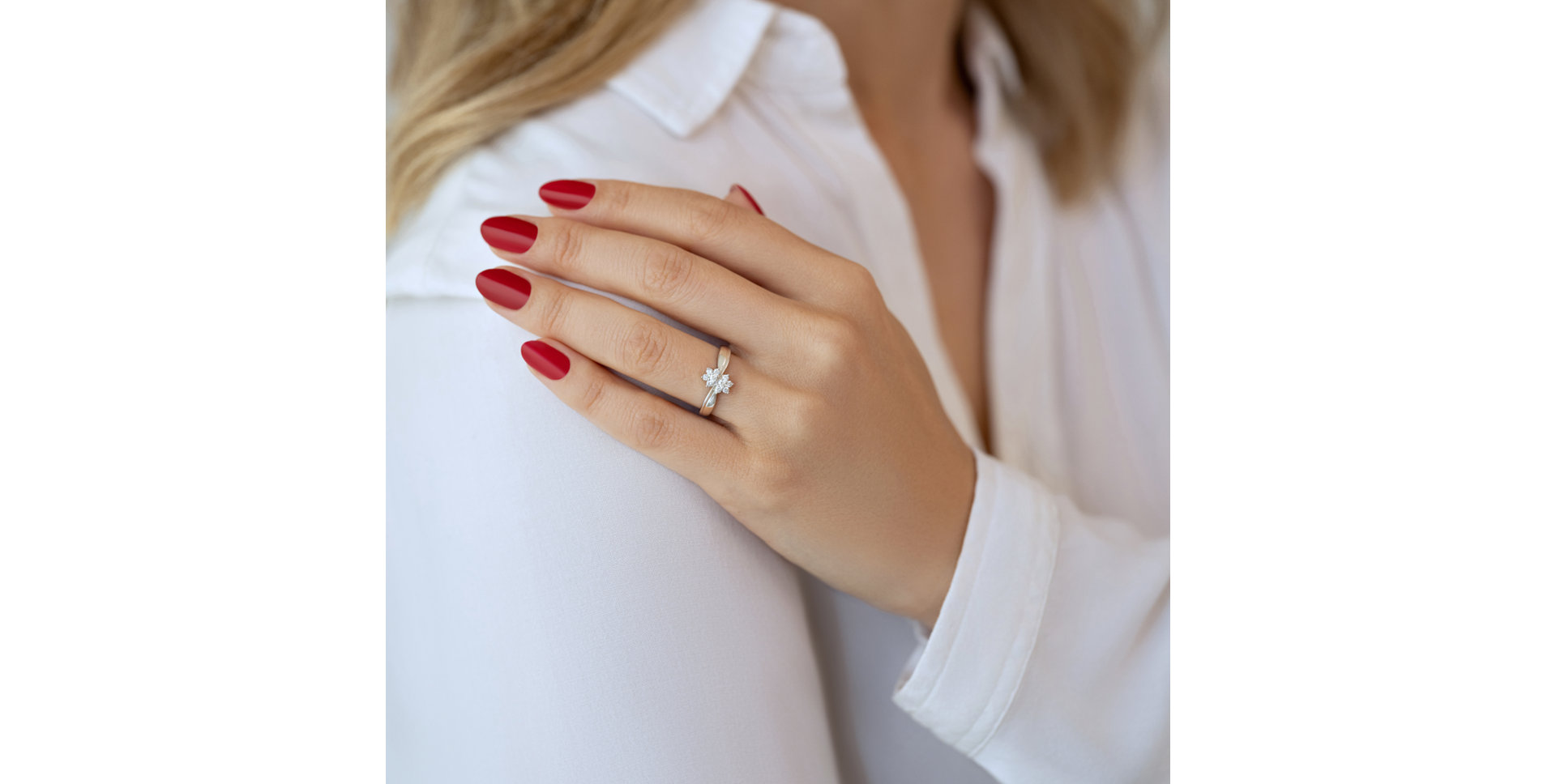 Prsten s diamanty Mélodie