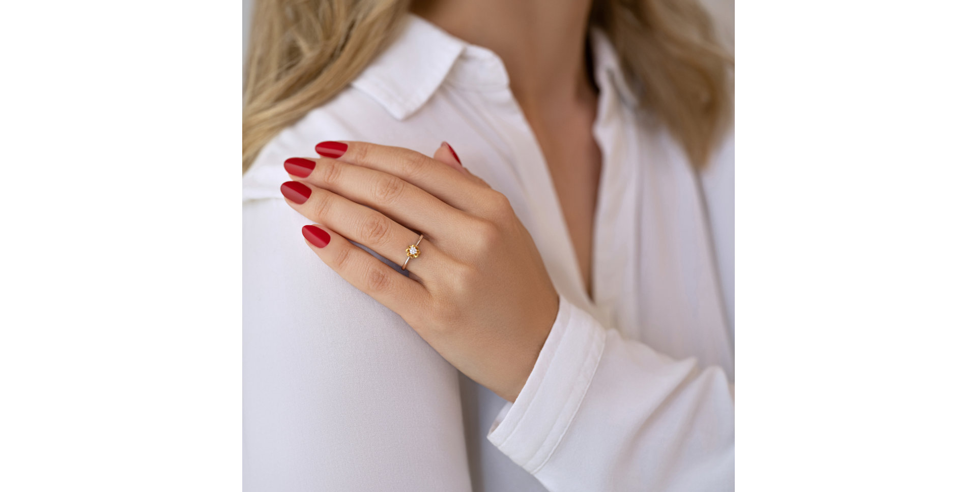 Prsten s diamantem Wickfield