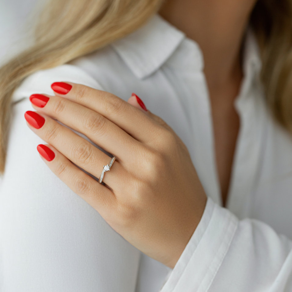 Prsten s diamanty Esilda