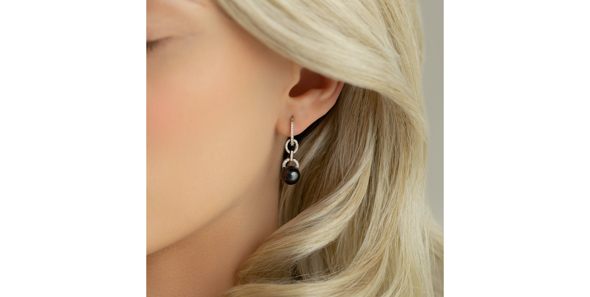 Náušnice s perlou a diamanty Ocean of Desires