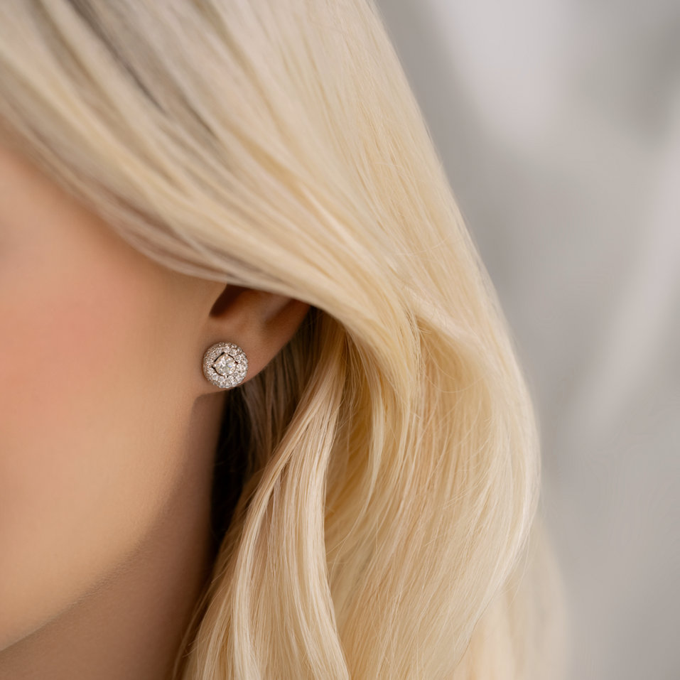 Náušnice s diamanty Twilight Zone