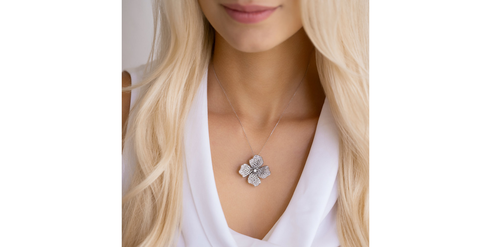 Přívěs s diamanty Les Roses