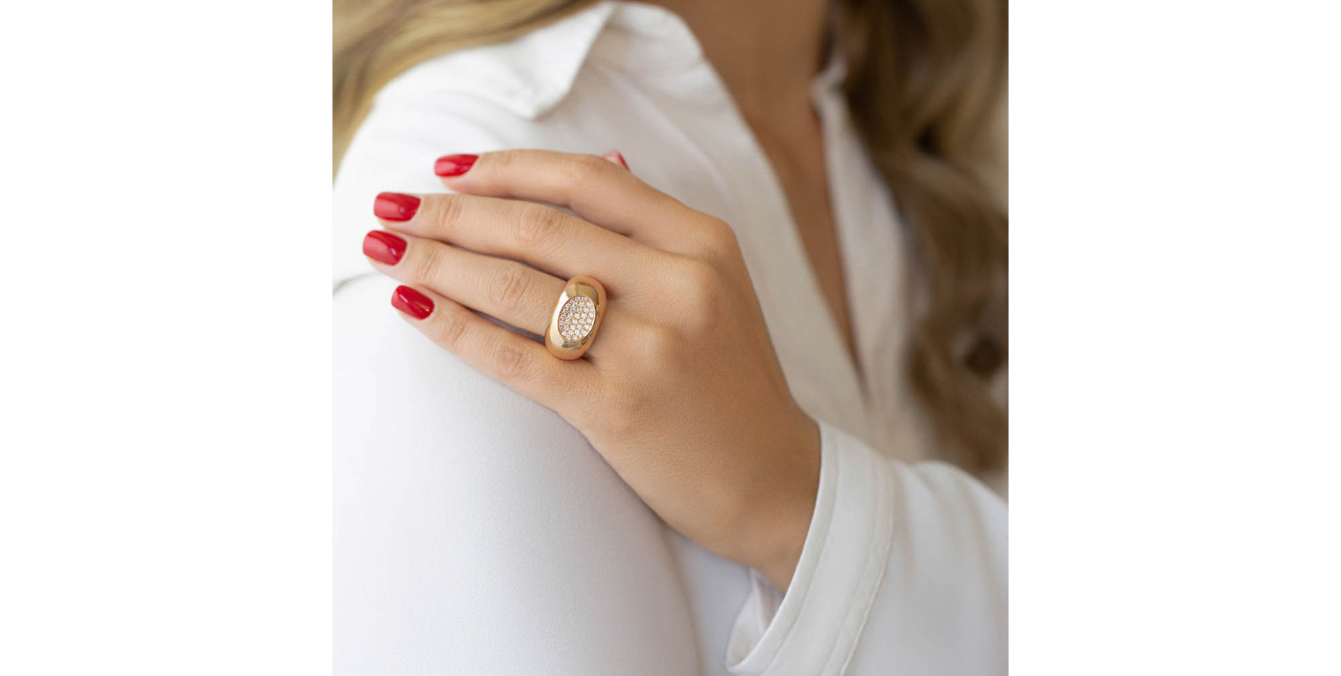 Prsten s diamanty Eugénie