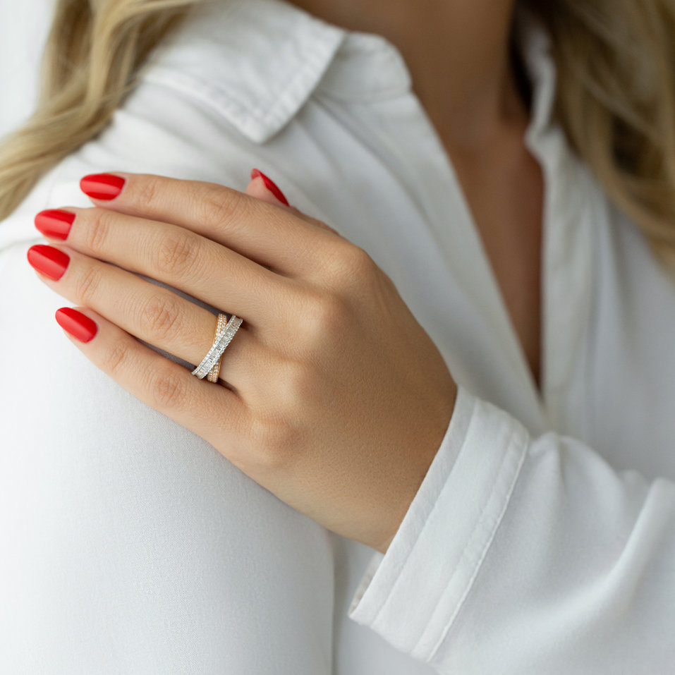 Prsten s diamanty Dawnseeker