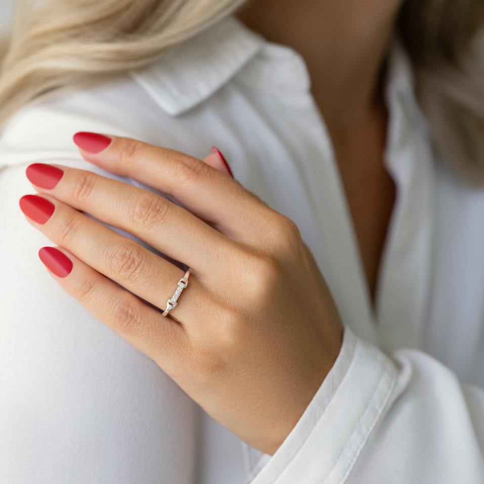 Prsten s diamanty Rosalia Charm