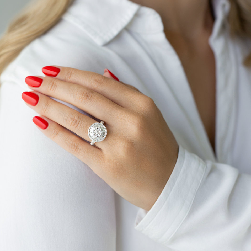 Prsten s diamanty Florine