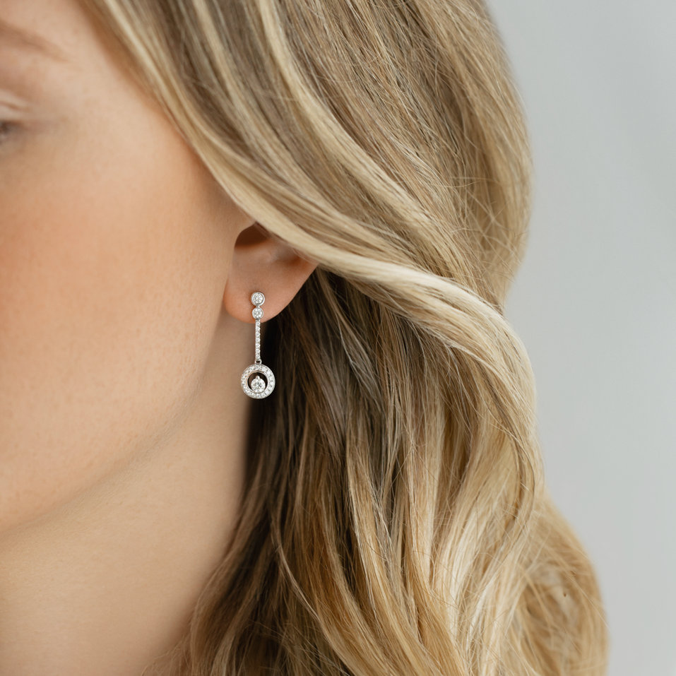 Náušnice s diamanty Samantha