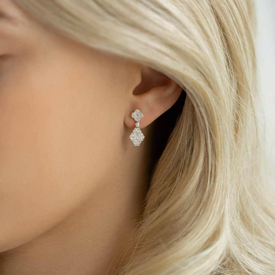 Náušnice s diamanty Royal Tears