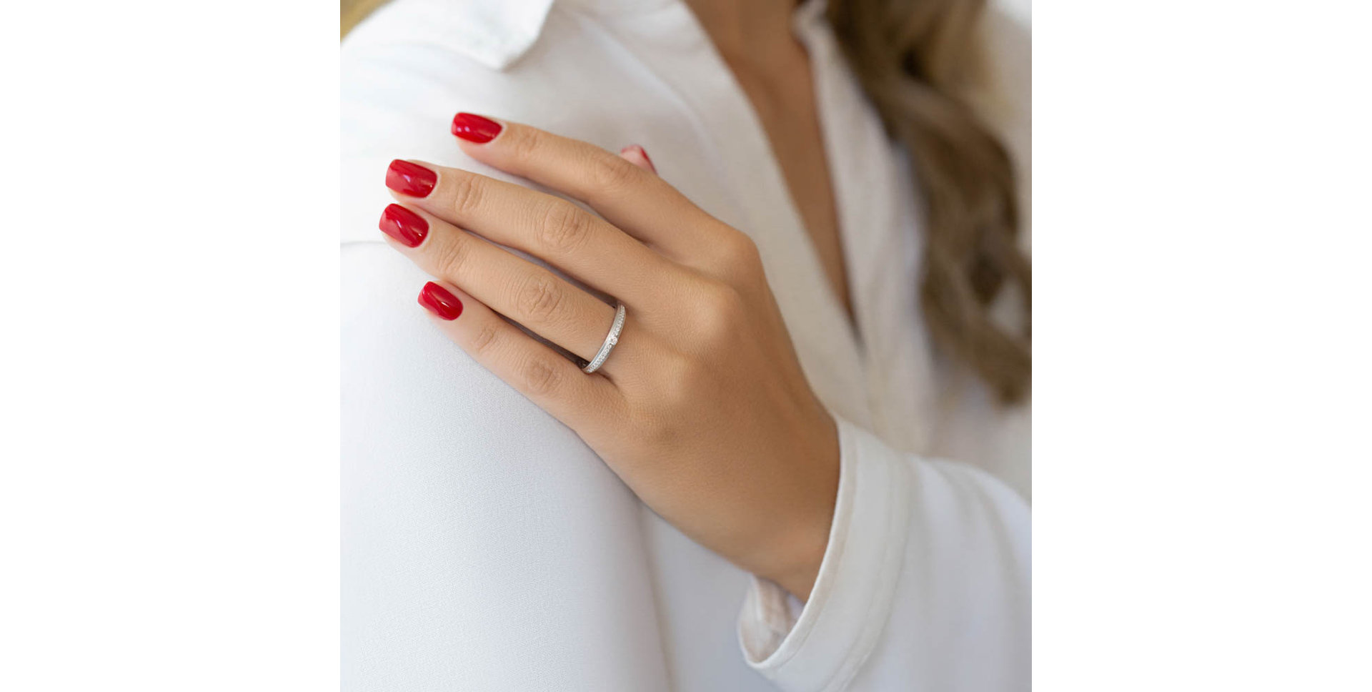 Prsten s diamanty Olympienne