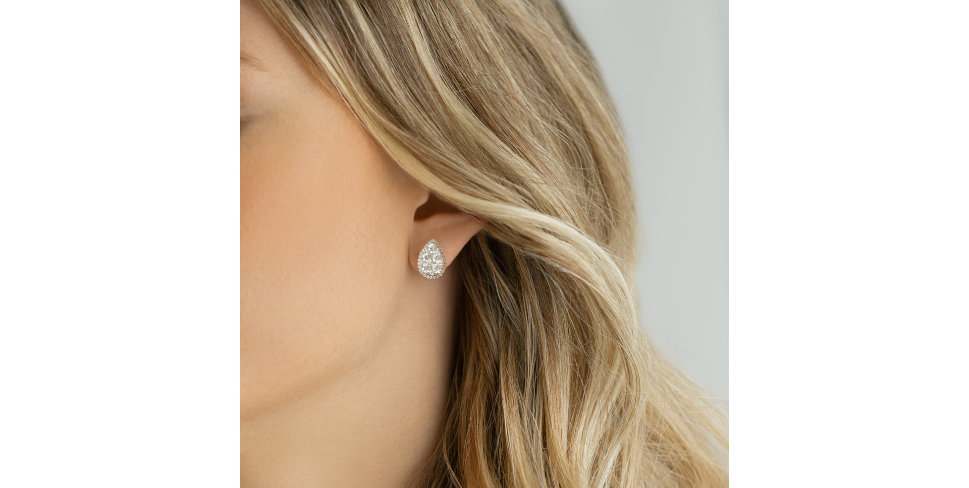 Náušnice s diamanty Goddess Tears