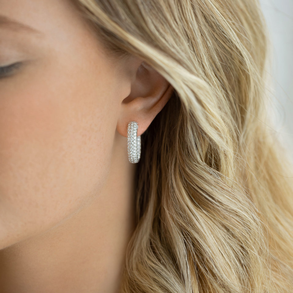 Náušnice s diamanty Veritty