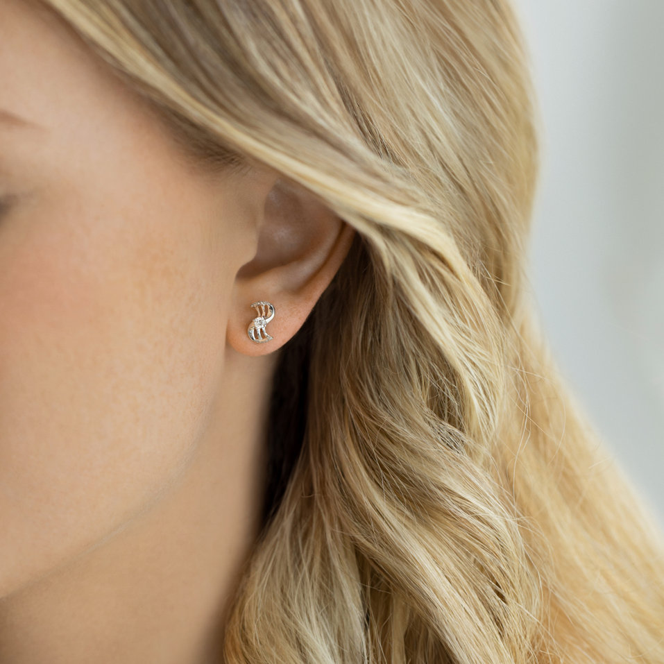 Náušnice s diamanty Clementine