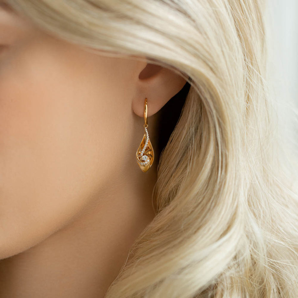 Náušnice s diamanty Paaliaq