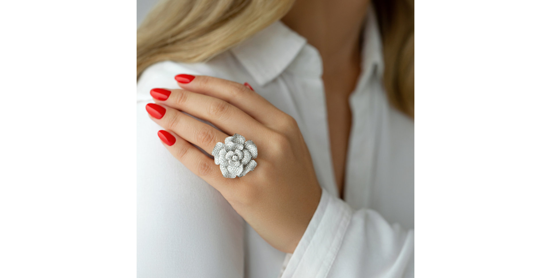 Prsten s diamanty Midnight Princess