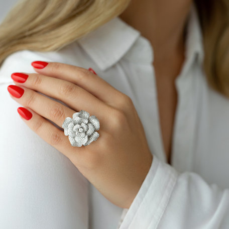 Prsten s diamanty Midnight Princess