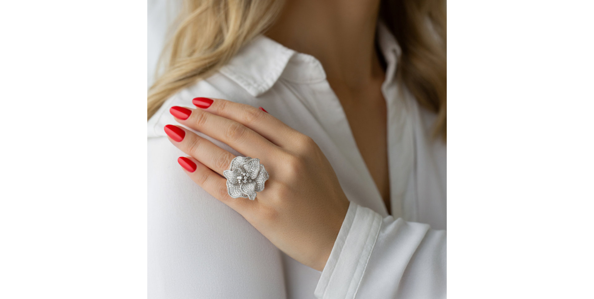 Prsten s diamanty Night Eminence