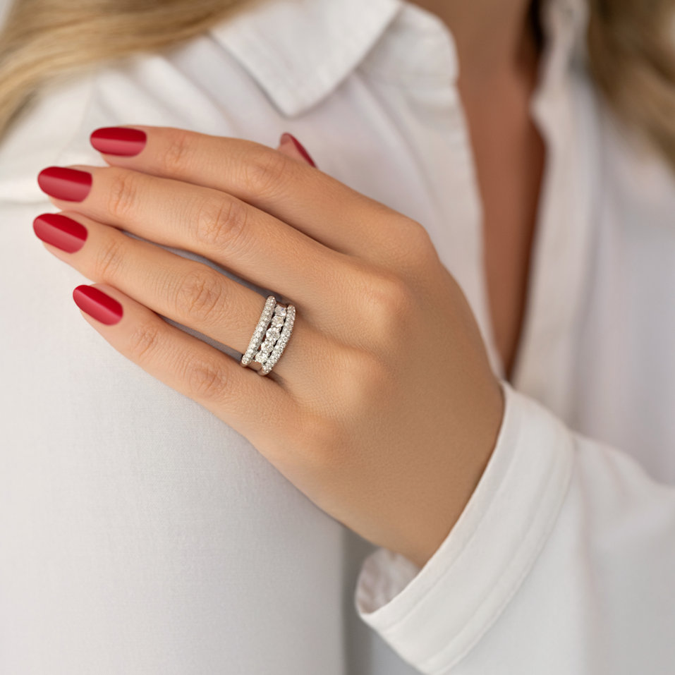 Prsten s diamanty Bernadette