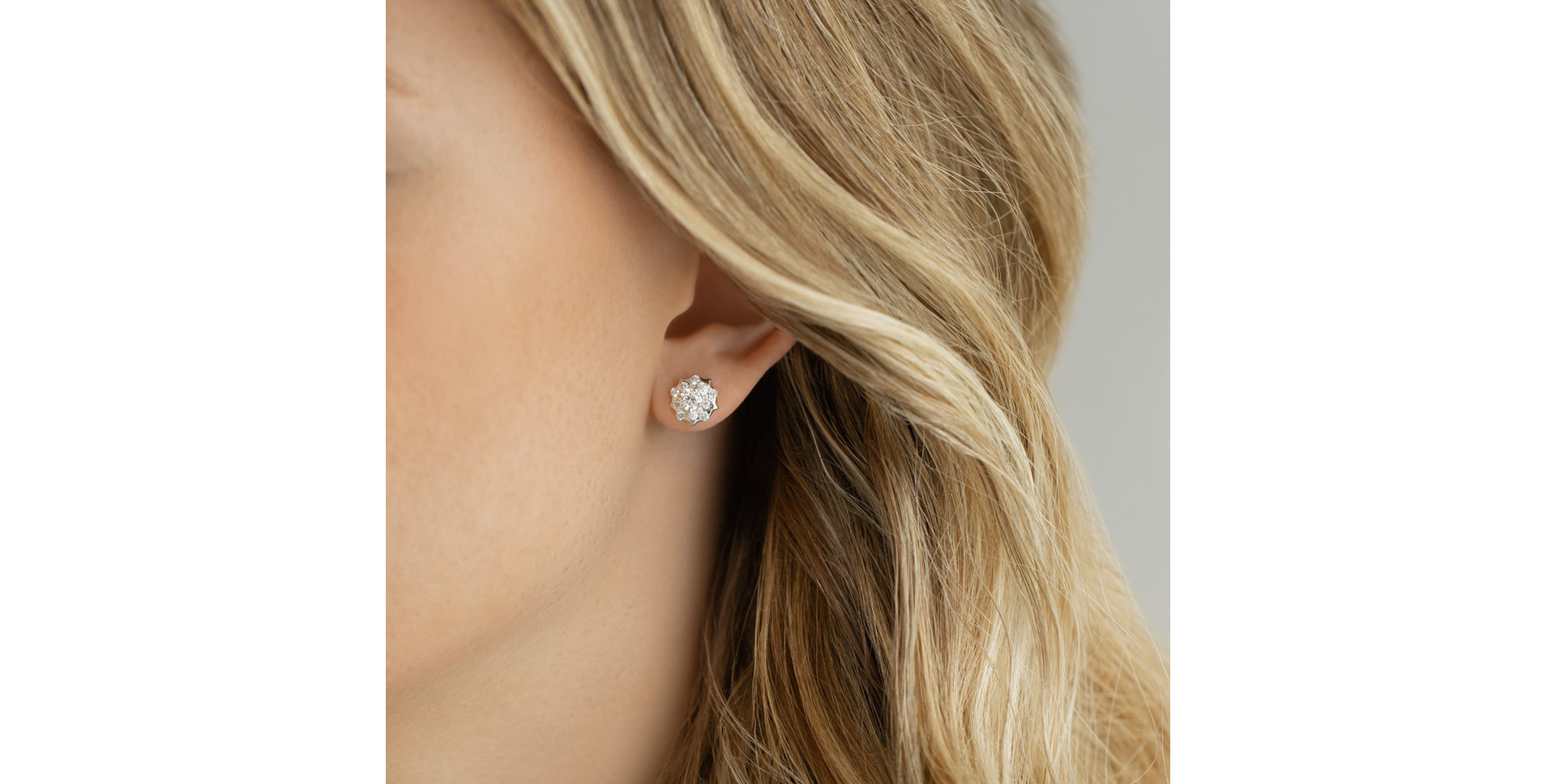 Náušnice s diamanty Carolyn