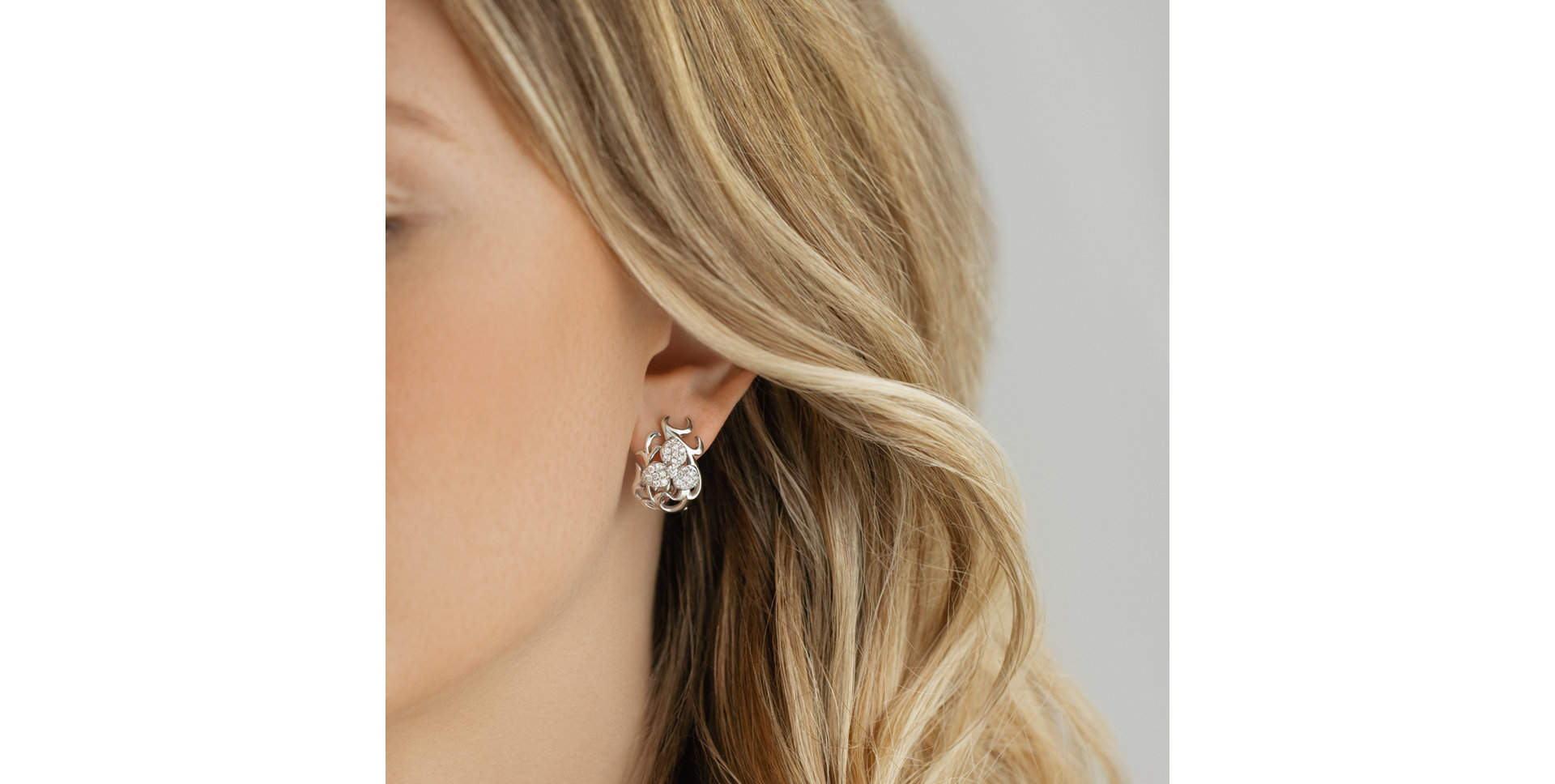 Náušnice s diamanty Leonidas