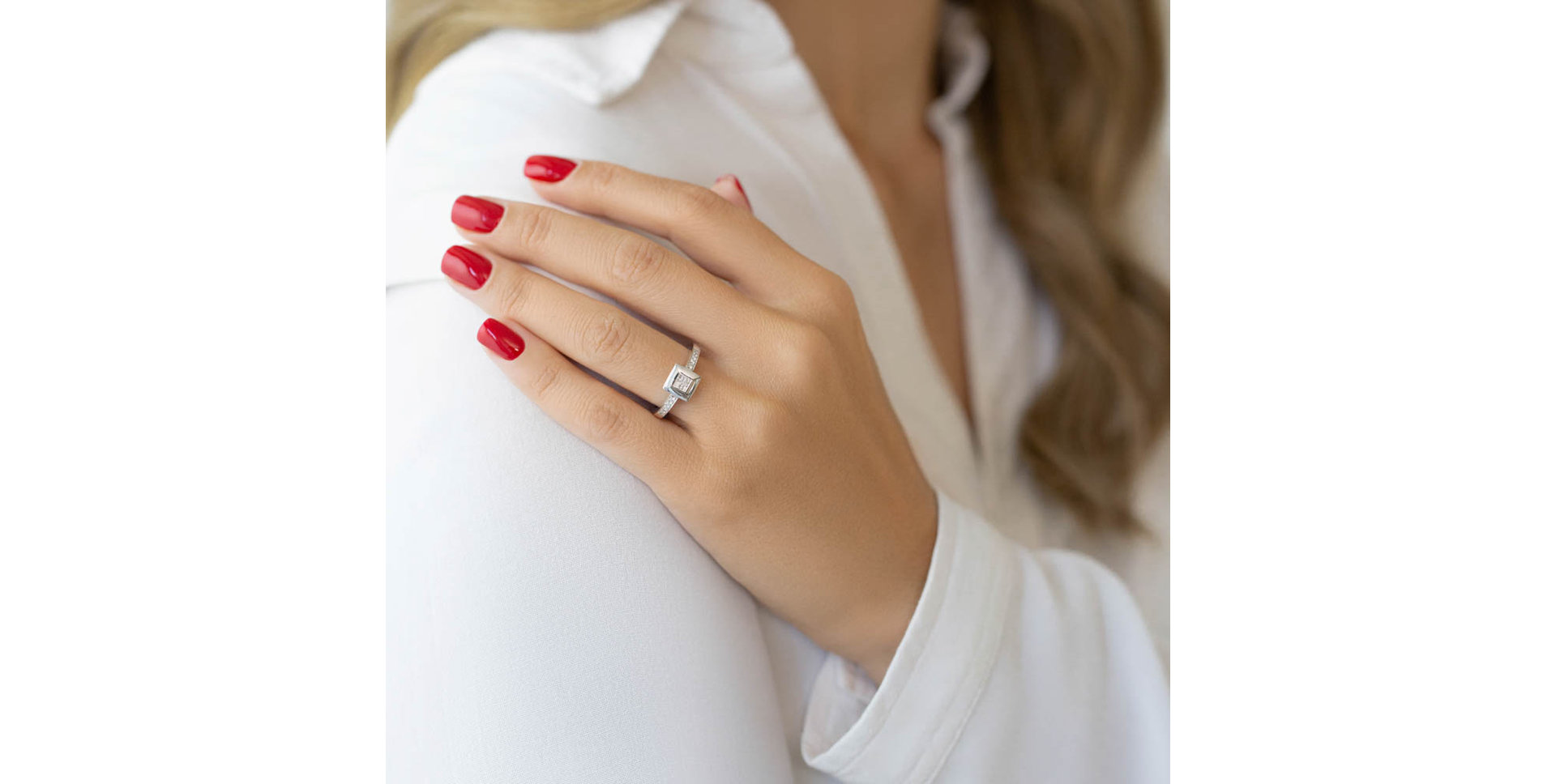 Prsten s diamanty Anastasia